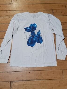 Jay Z Jeff Koons 2017 Tour Long Sleeve T-Shirt Balloon Blueprint Merch Men's L